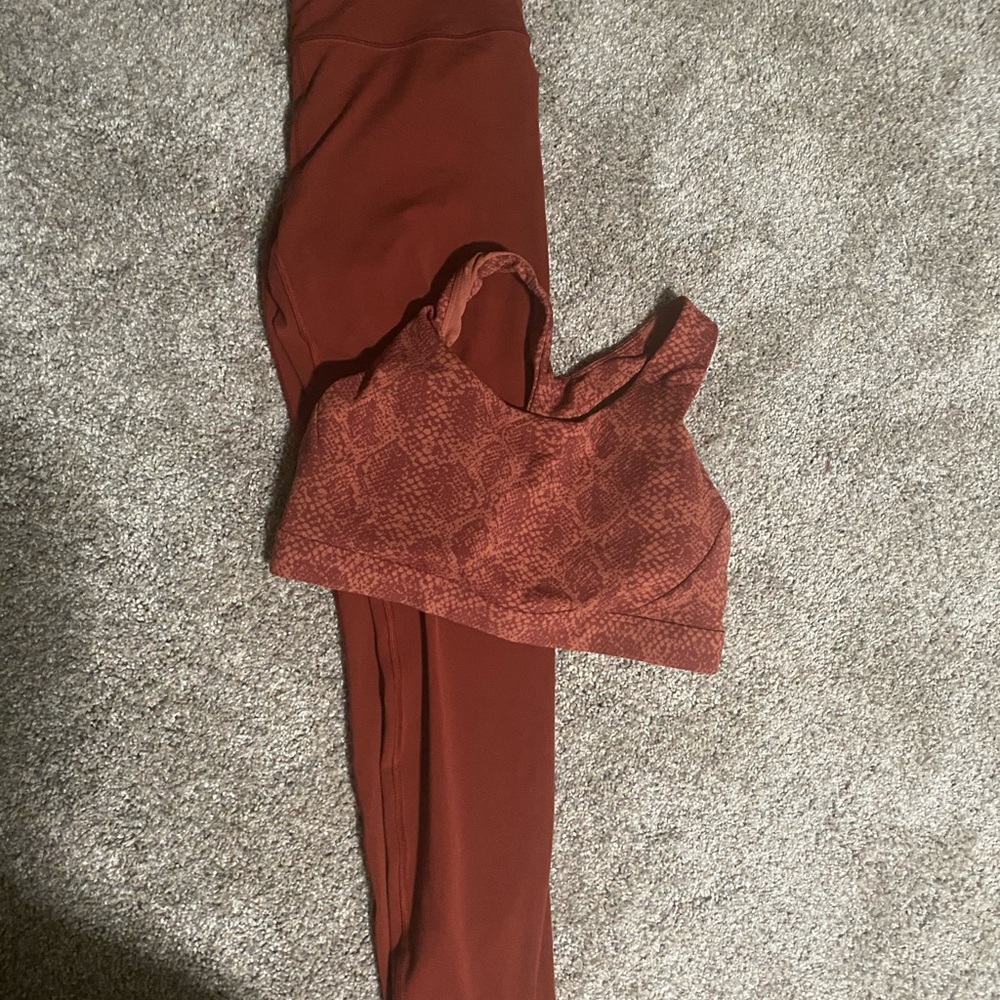Ultra high rise elation leggings and matching bra